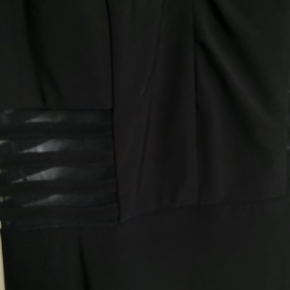 Morgan & Co Long Formal Strap Dress w/ Mesh - Picture 10 of 10